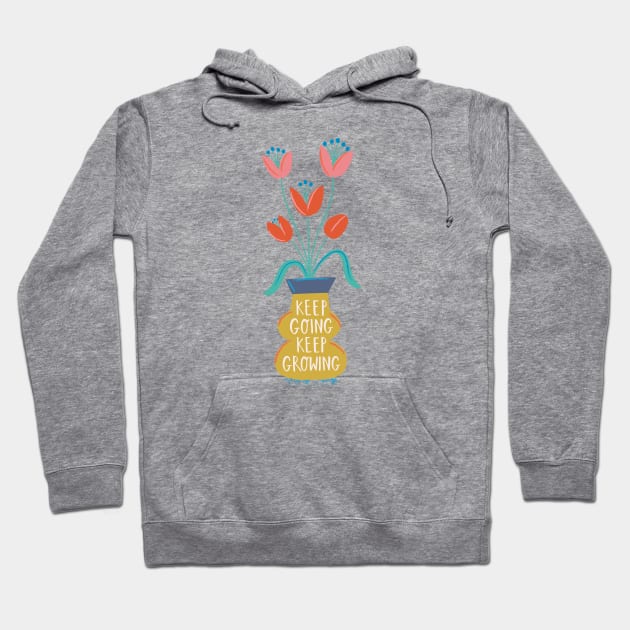 Keep Growing Hoodie by Rosalind Maroney Illustration